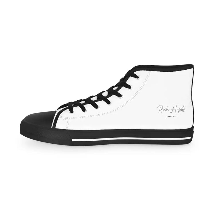 White Men’s High Top Sneakers - Shoes