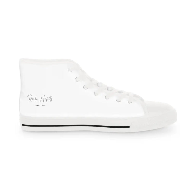 White Men’s High Top Sneakers - Shoes