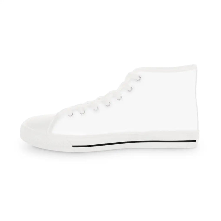 White Men’s High Top Sneakers - Shoes