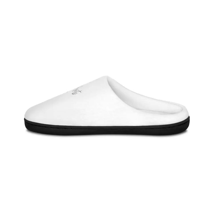 White Men’s Indoor Slippers - Shoes