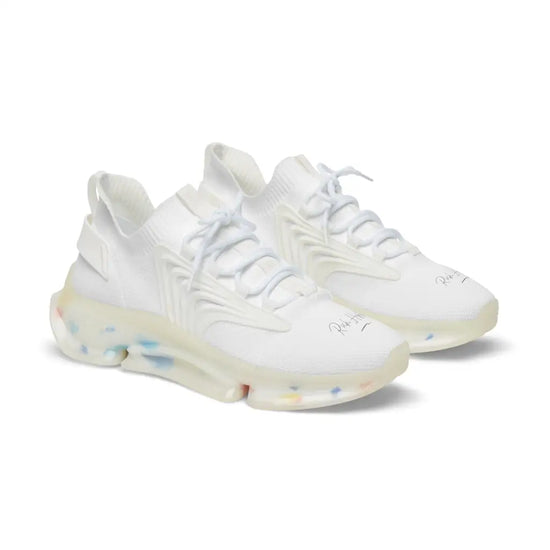 White Men’s Mesh Sneakers - sole / US 5 - Shoes