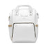 White Multifunctional Diaper Backpack - 15.0 × 10.8 6.7’’ -