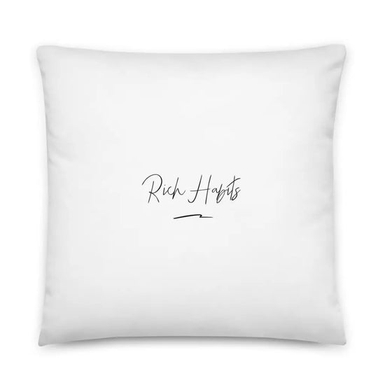 White Pillow - 22″×22″