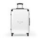 White Suitcase - Large / Black - Bags