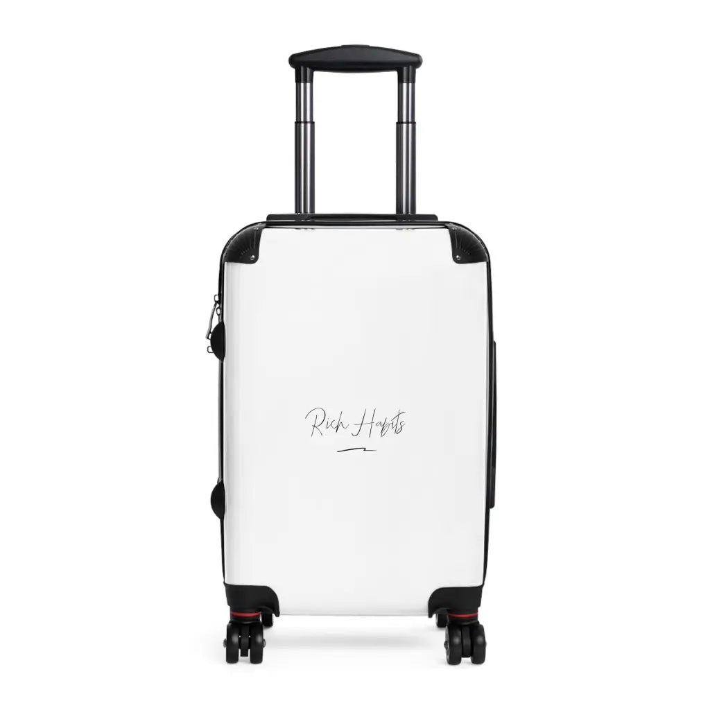 White Suitcase - Small / Black - Bags