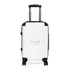 White Suitcase - Small / Black - Bags