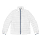 White Unisex Puffer Jacket - All Over Prints