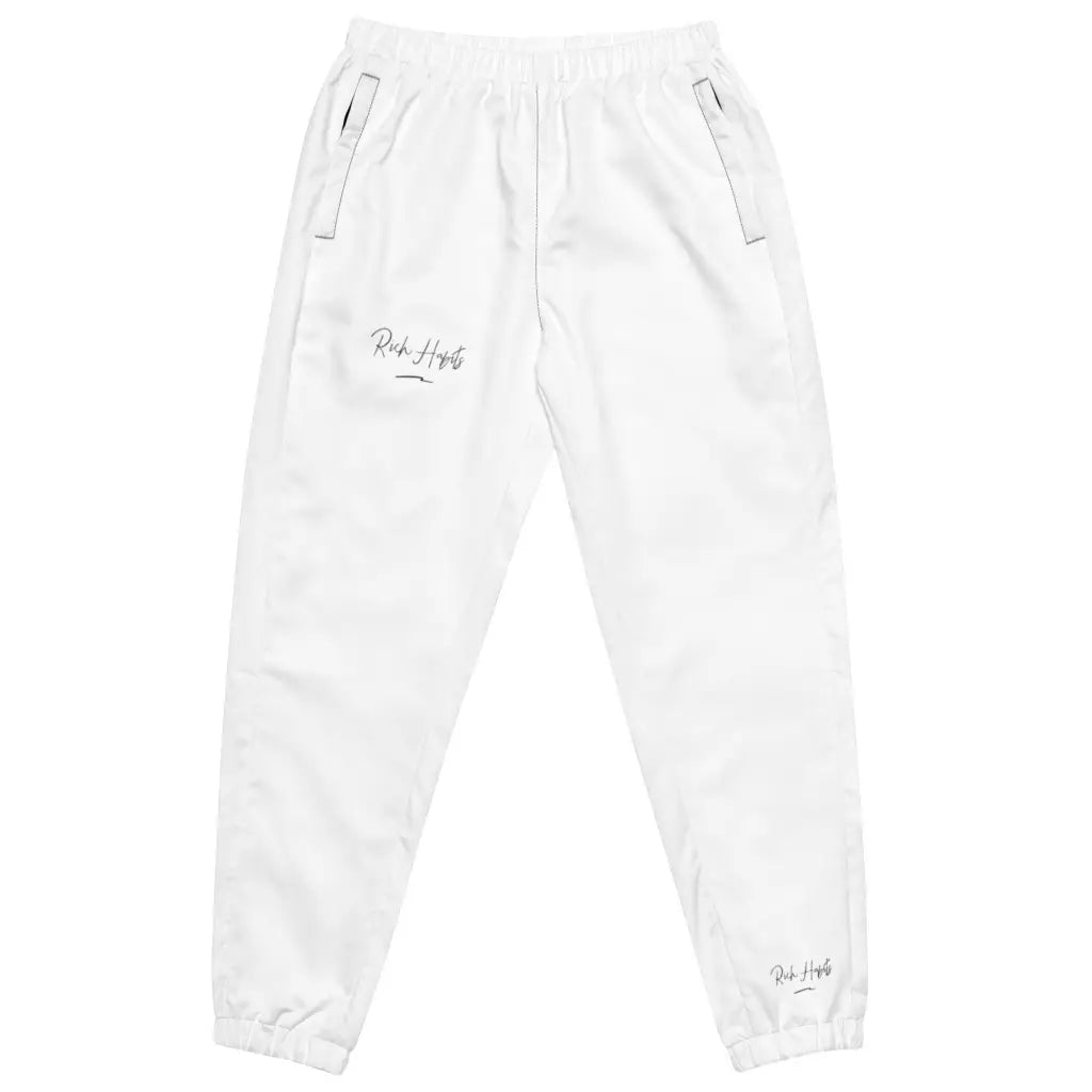 White Unisex track pants - Black / XS