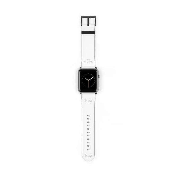 White Watch Band - 42 - 45 mm / Black Matte - Accessories