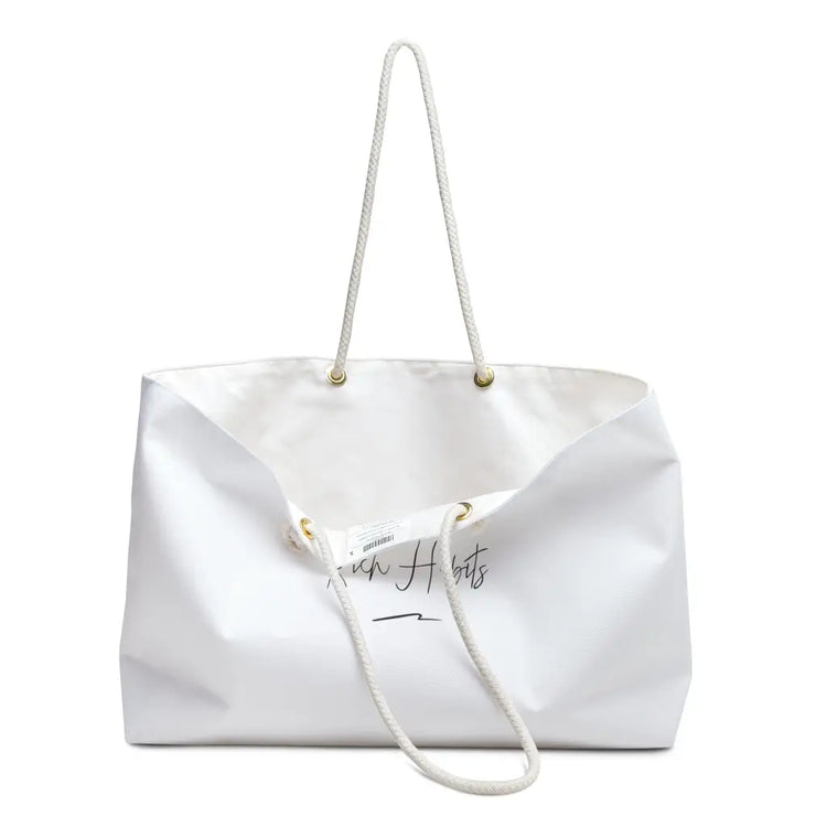 White Weekender Bag - 24 × 13 - Bags