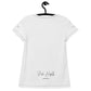 White Women’s Athletic T-shirt