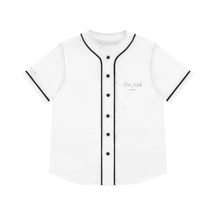 White Women’s Baseball Jersey - S / Black - All Over Prints