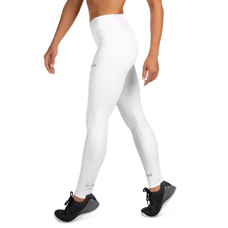 white Yoga Leggings