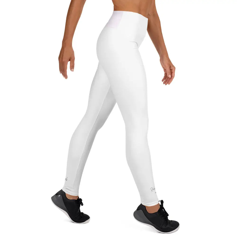 white Yoga Leggings