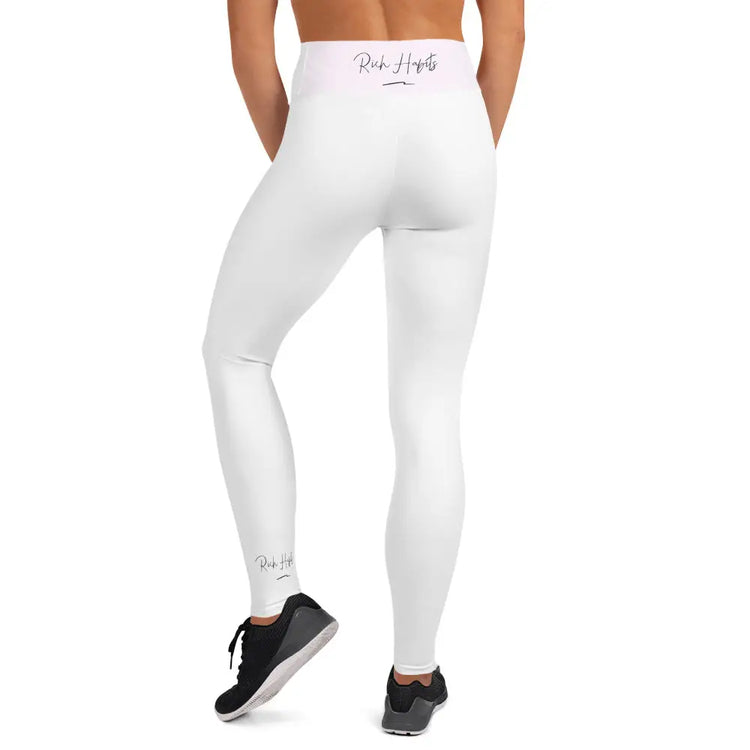 white Yoga Leggings