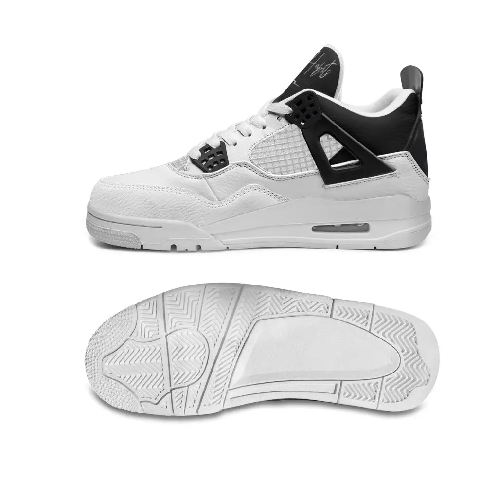 RH4 White/Black Fashion Sneakers - Shoes