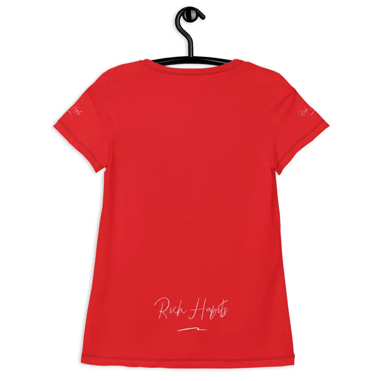 Red Women’s Athletic T-shirt