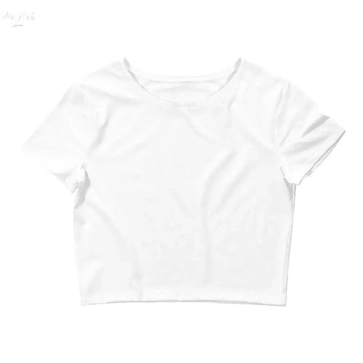 Women’s Crop Tee - White / XS/SM