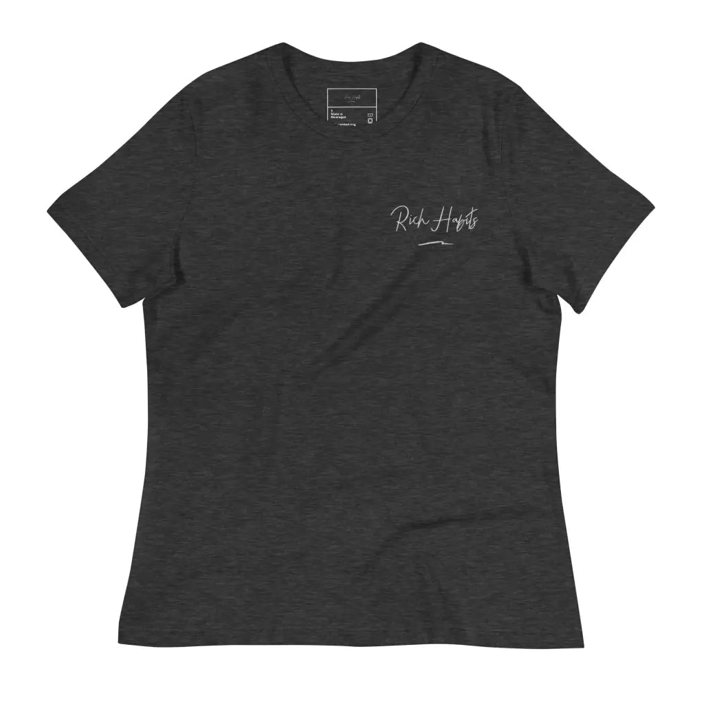 Women’s Relaxed T-Shirt - Dark Grey Heather / S