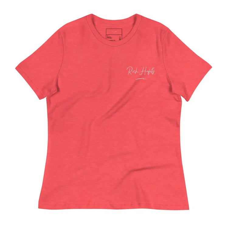 Women’s Relaxed T-Shirt - Heather Red / S