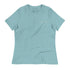 Women’s Relaxed T-Shirt - Heather Blue Lagoon / S