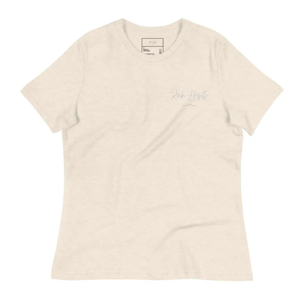 Women’s Relaxed T-Shirt - Heather Prism Natural / S