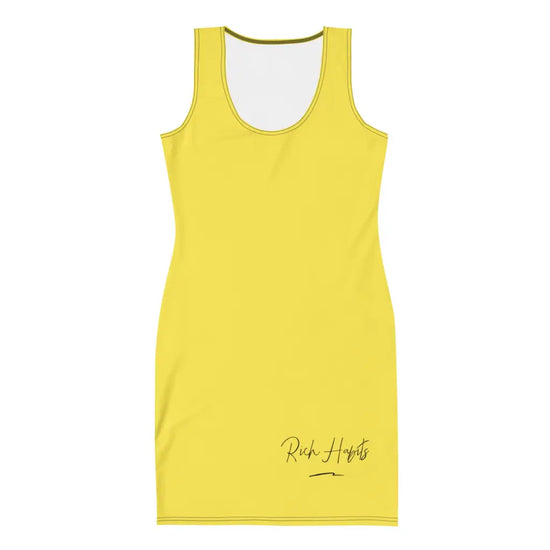 Yellow Fitted Dress - XS