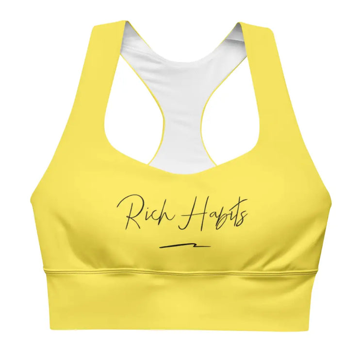 Longline sports bra