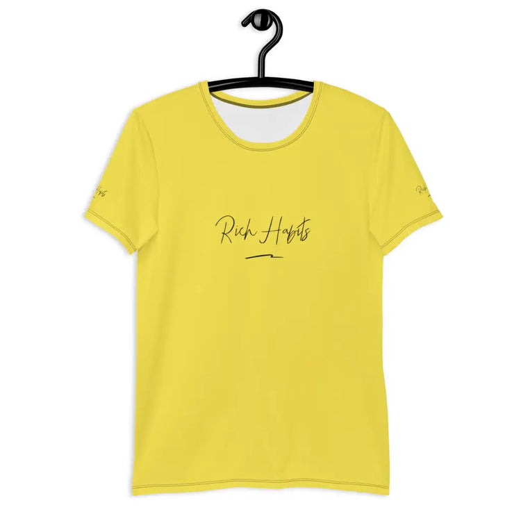 Yellow Men’s Athletic T-shirt - XS