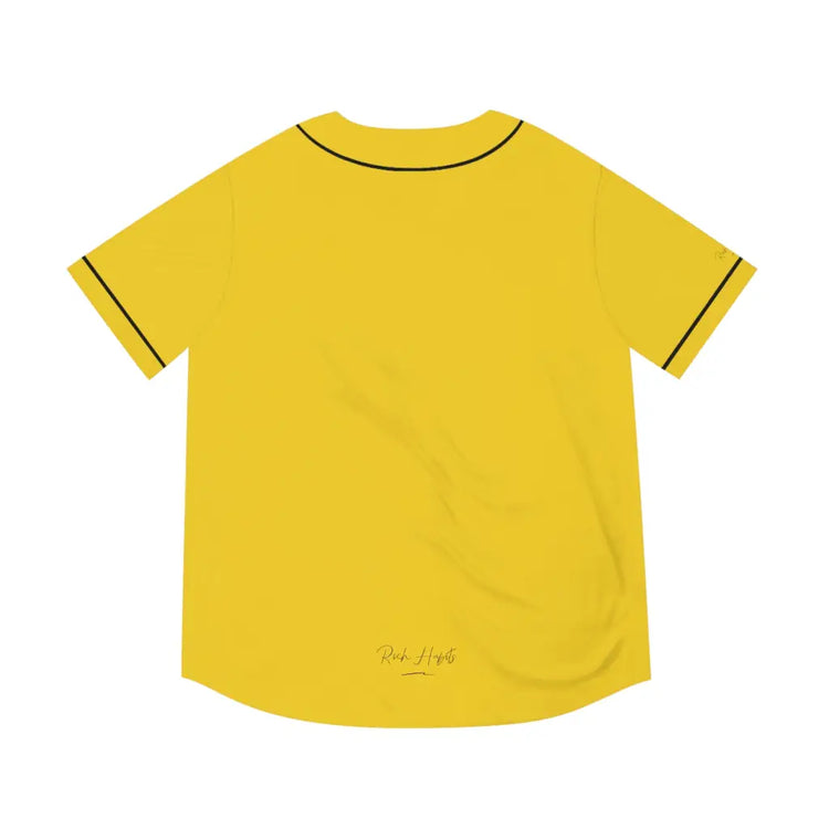 Yellow Men’s Baseball Jersey - All Over Prints