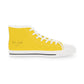 Yellow Men’s High Top Sneakers - Shoes