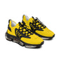 Yellow Men’s Mesh Sneakers - Black sole / US 5 - Shoes