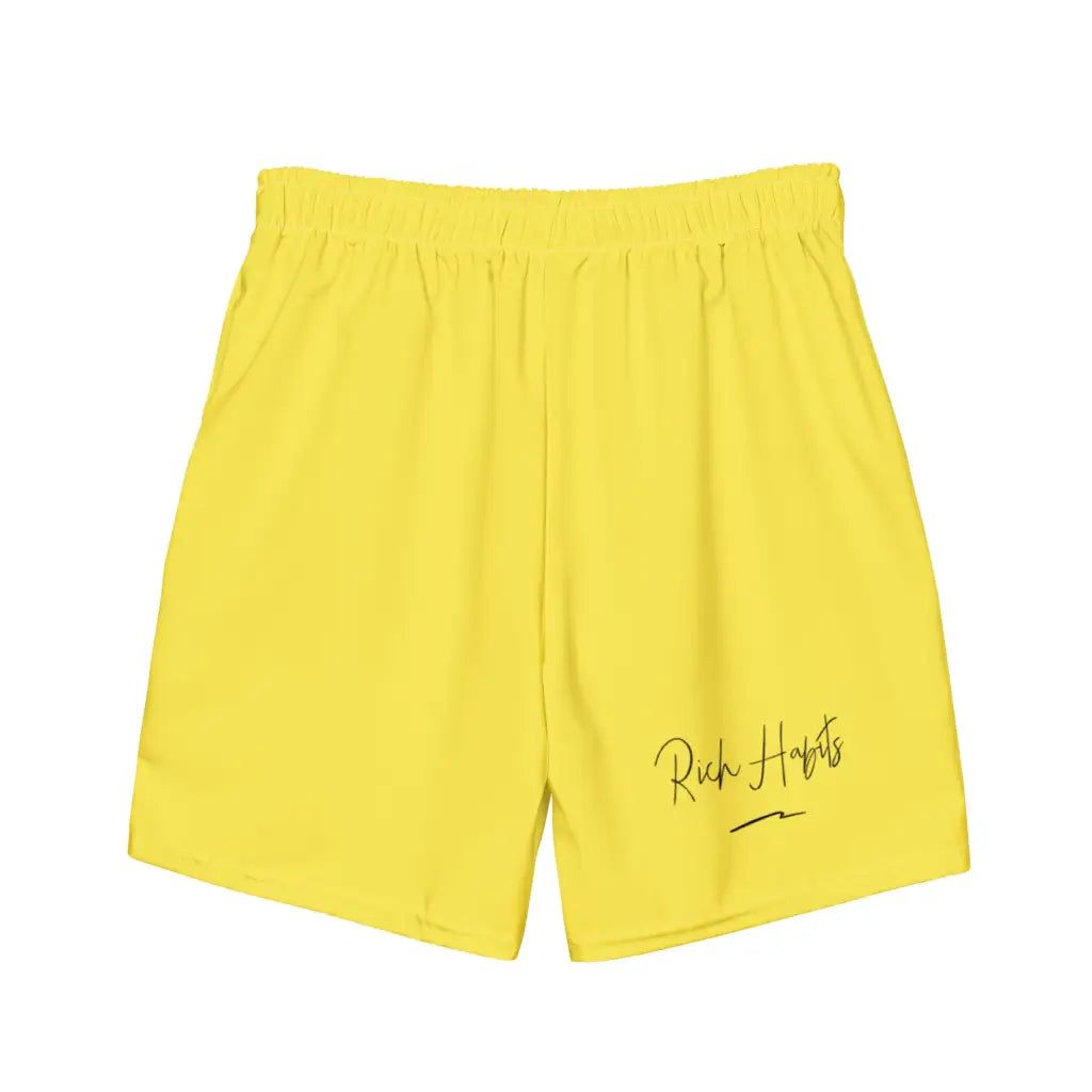 Yellow Men’s swim trunks