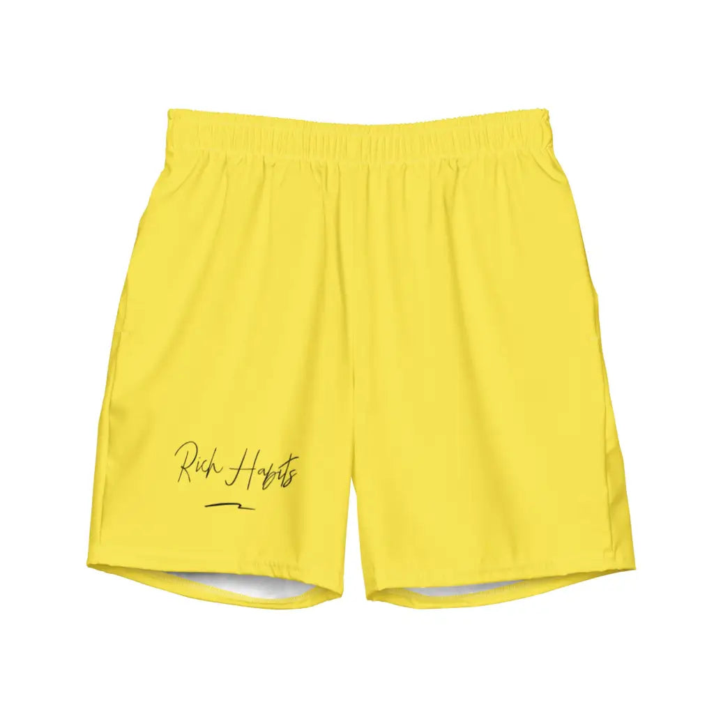 Yellow Men’s swim trunks - 2XS