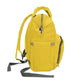 Yellow Multifunctional Diaper Backpack - 15.0 × 10.8 6.7’’ -