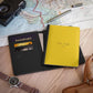 Yellow Passport Cover - 3.9 x 5.8 / Black - Accessories