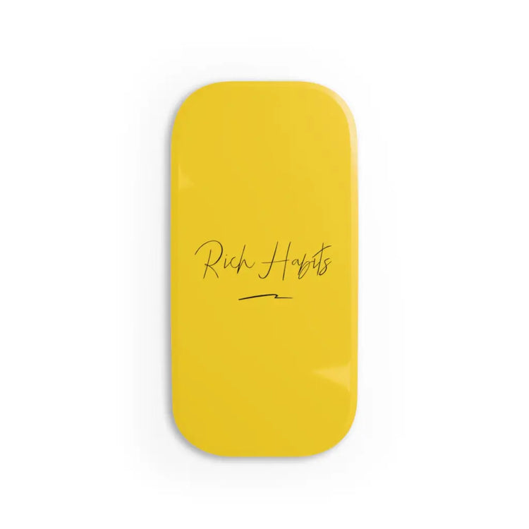 Yellow Phone Click-On Grip - Accessories