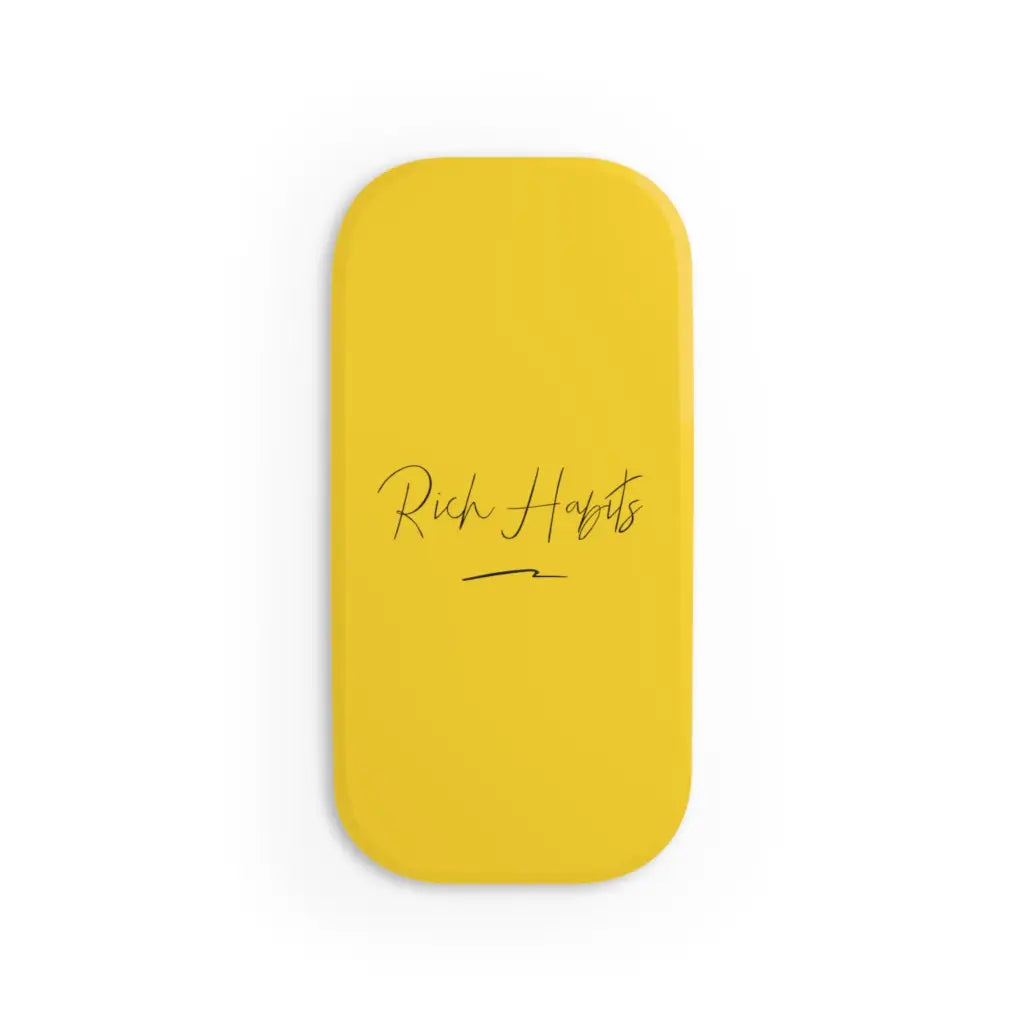 Yellow Phone Click-On Grip - Accessories