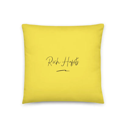 Yellow Pillow - 18″×18″