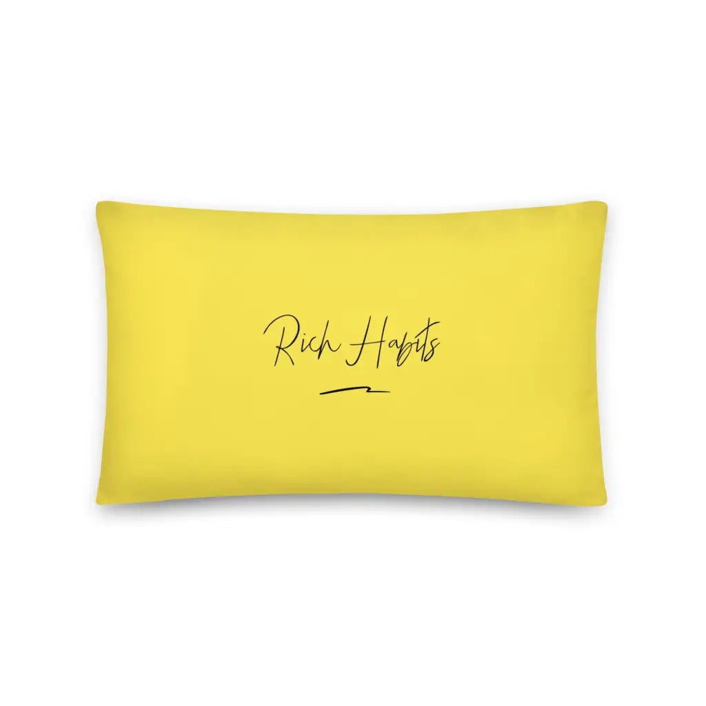 Yellow Pillow - 20″×12″