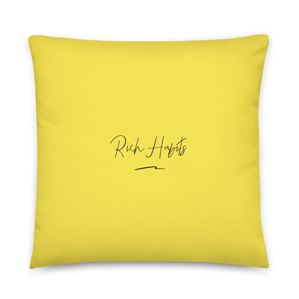 Yellow Pillow - 22″×22″