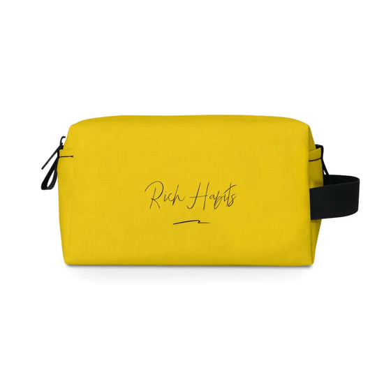 Yellow Toiletry Bag - 7.5” x 4” 3.8” - Bags