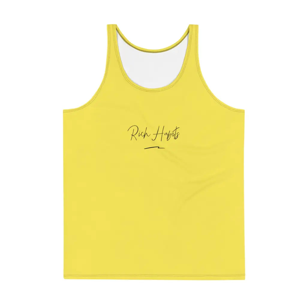 Yellow Unisex Tank Top - XS