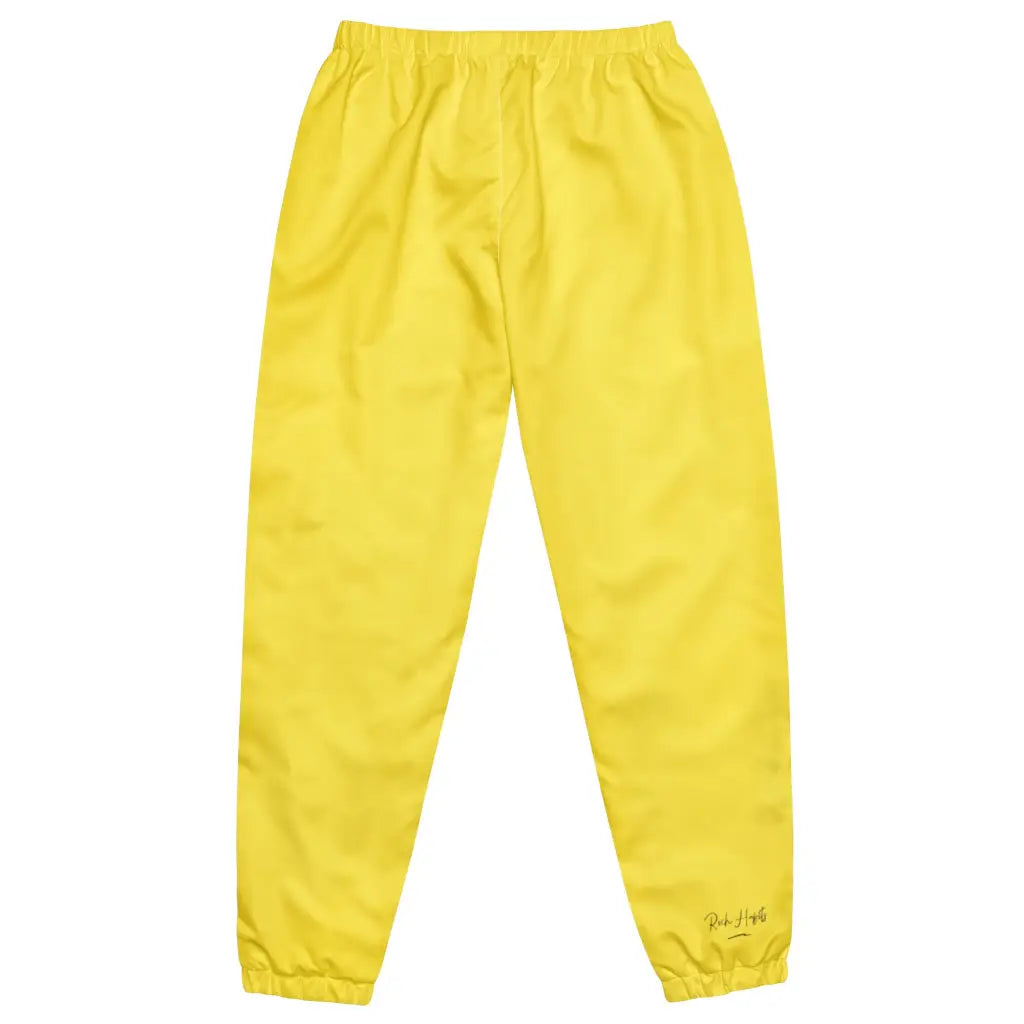 Yellow Unisex track pants