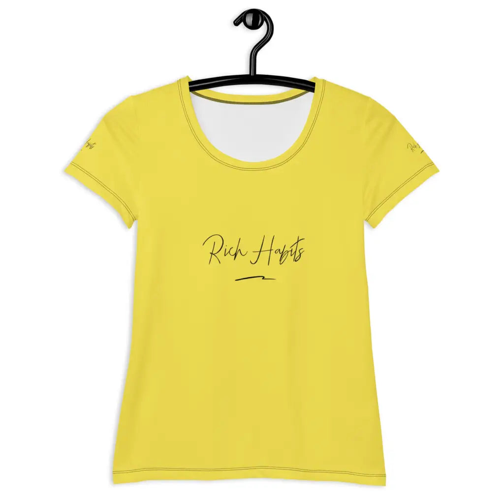 Yellow Women’s Athletic T-shirt - XS