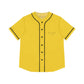 Yellow Women’s Baseball Jersey - L / Black - All Over Prints