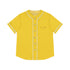 Yellow Women’s Baseball Jersey - XS / Black - All Over