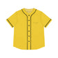 Yellow Women’s Baseball Jersey - XL / Black - All Over