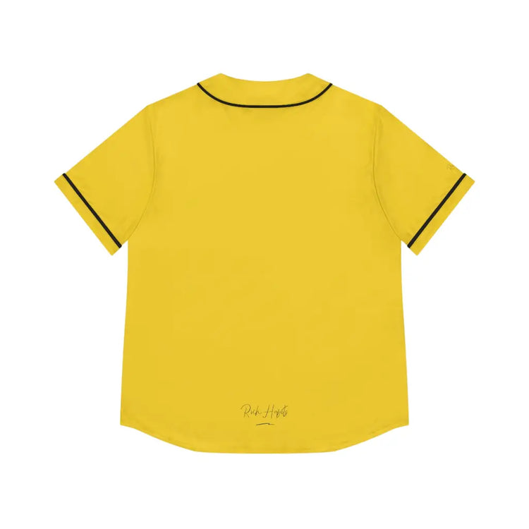 Yellow Women’s Baseball Jersey - All Over Prints