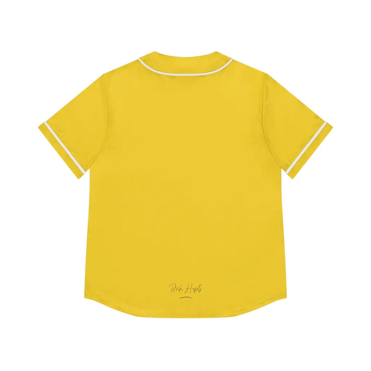 Yellow Women’s Baseball Jersey - All Over Prints